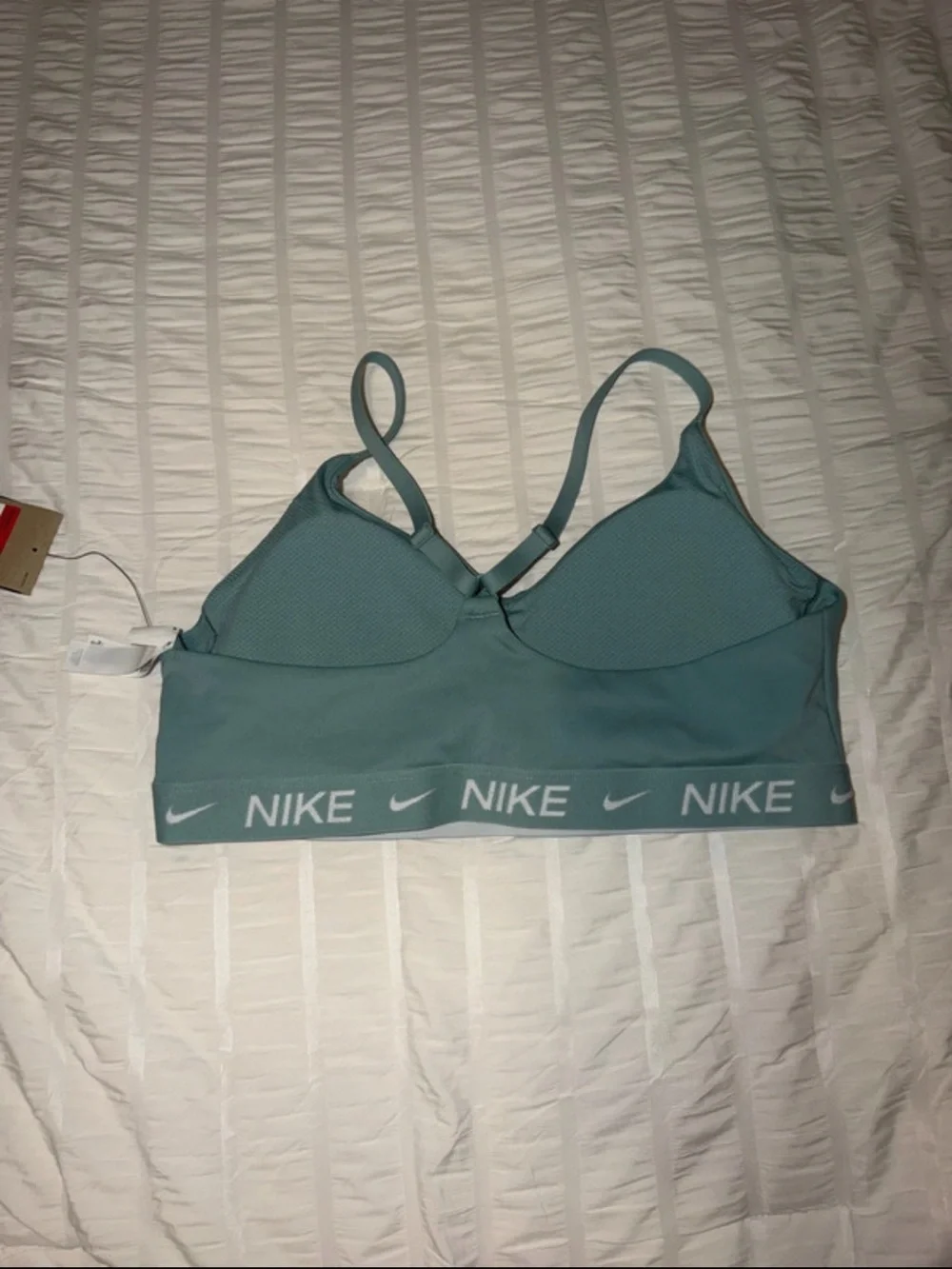 Nike Teal Sports Bra and Pro Shorts Set